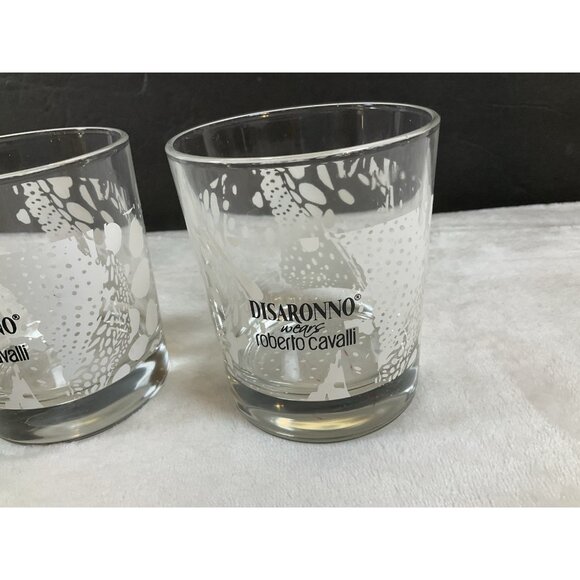 (2) Disaronno Wears‎ Roberto Cavalli Glasses Highball Whiskey Bourbon Rocks - Picture 3 of 10
